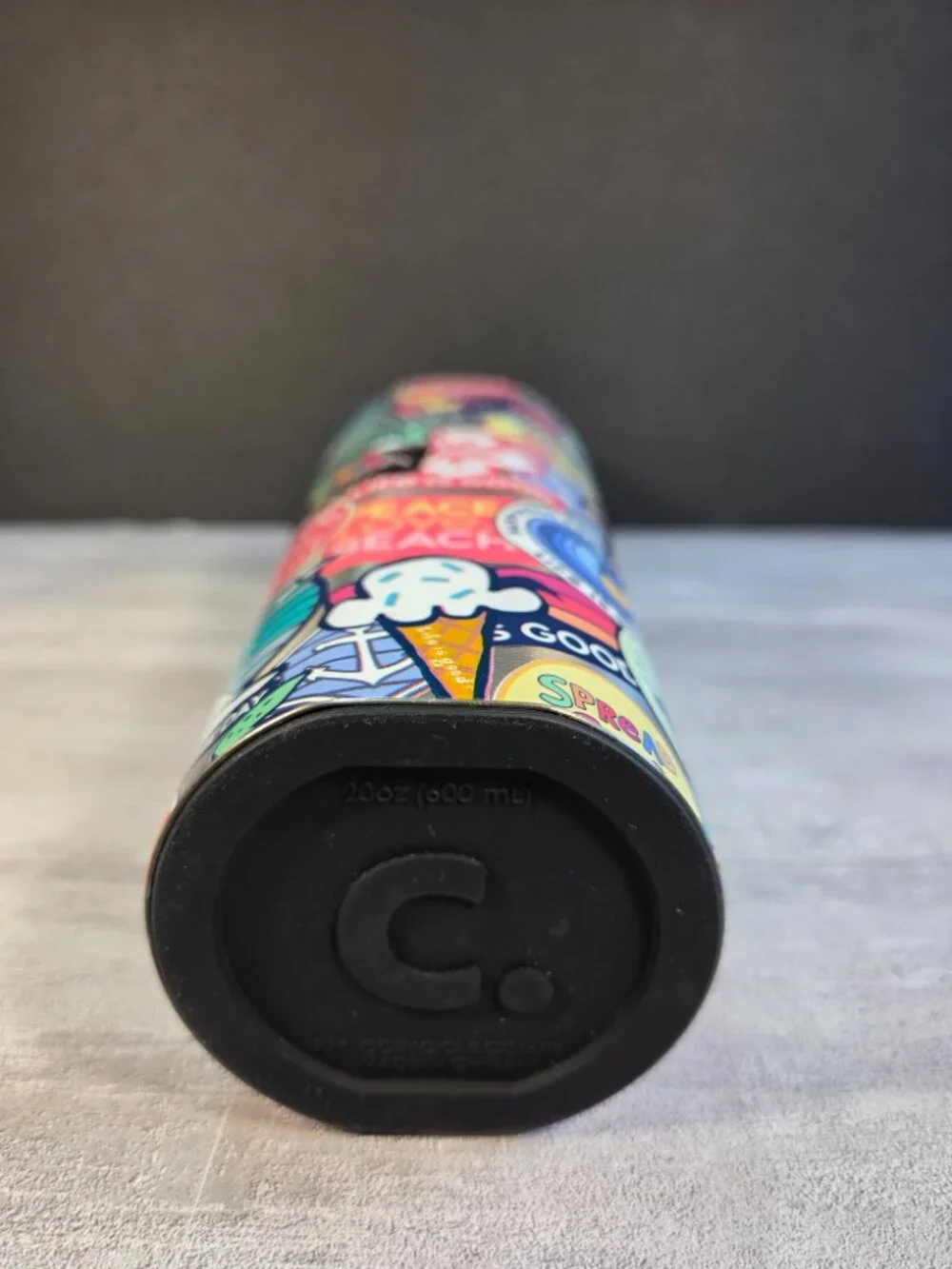 Life Is Good X Corkcicle Beach Stickers Stainless Steel Insulated Canteen 20oz